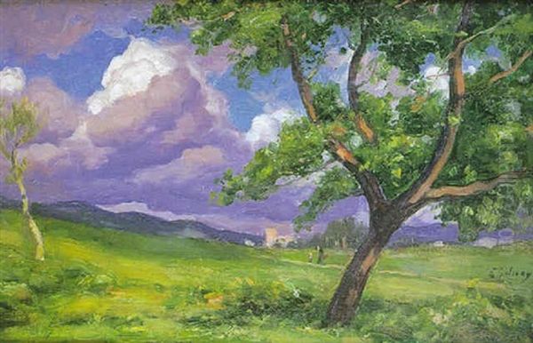 Paisaje Oil Painting by Enrique Galwey