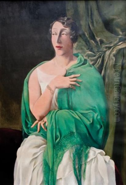 Portrait De Madame Tronchin by Jean-Louis Gampert