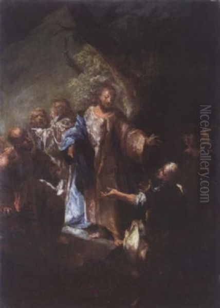 The Calling Of St. Matthew Oil Painting by Gaetano Gandolfi