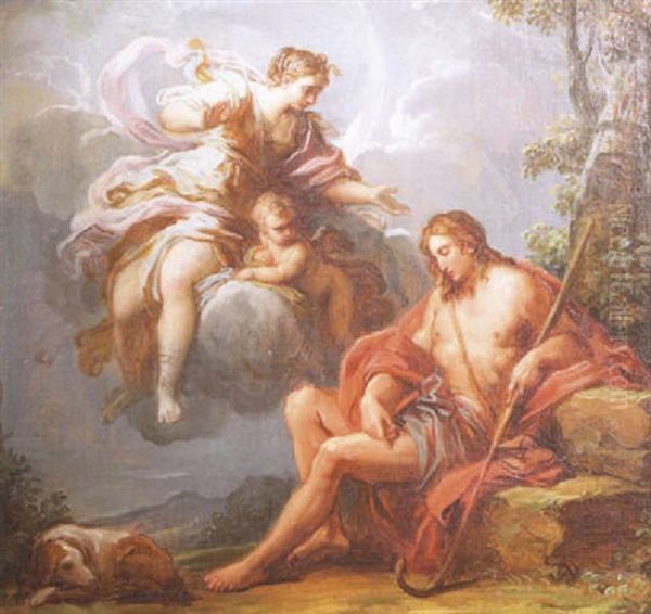 The Sleeping Endymion Oil Painting by Gaetano Gandolfi