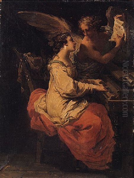 Saint Cecilia Oil Painting by Gaetano Gandolfi