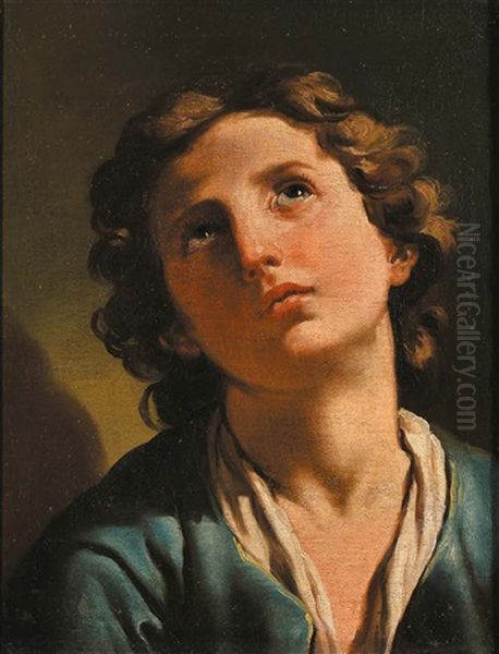 Testa Di Giovane Oil Painting by Ubaldo Gandolfi