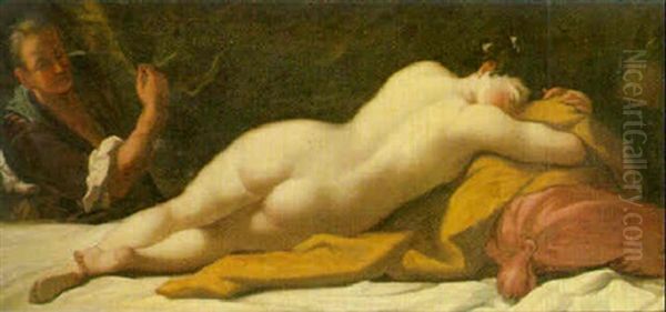 Venus Oil Painting by Ubaldo Gandolfi