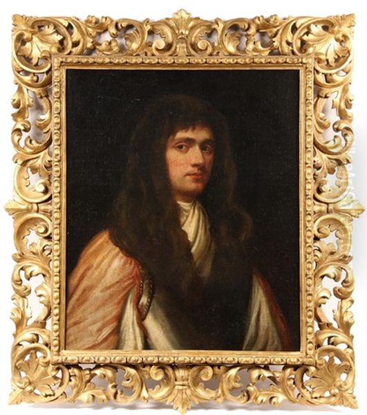 Bust Portrait Of James Butler, 2nd Duke Of Ormonde, Lord Lieutenant Of Ireland (1665-1745) Oil Painting by William Gandy