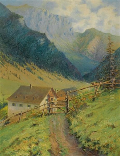 Sucka, Liechtenstein Oil Painting by Hans Gantner