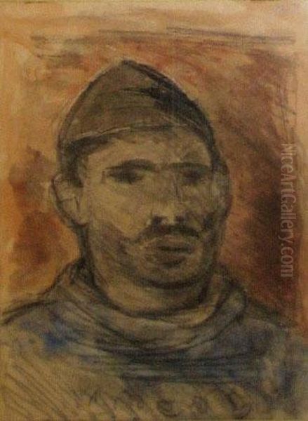 Portrait Of A Man by Aharon Avni