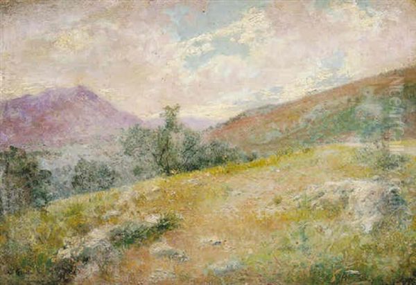 Paisaje Oil Painting by Juan Jose Garate Y Clavero