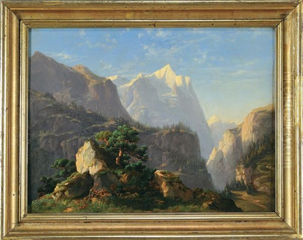 Le Alpi Oil Painting by Vittorio Avondo