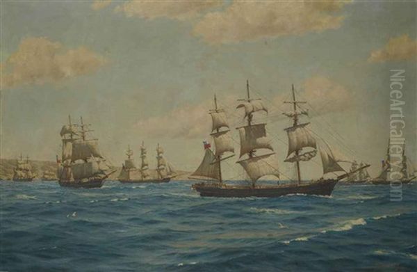 Marine Oil Painting by Horatio Gerardo Garcia