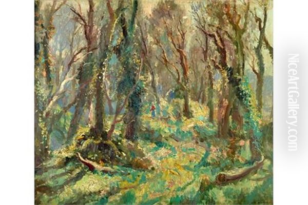 Lamorna Woods by Stanley Horace Gardiner