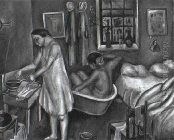 Kitchen, Bedroom And Bath Oil Painting by Fred Gardner