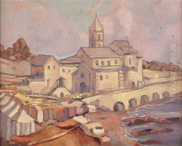 Chiesa Di San Giuliano Impressione Oil Painting by Alfredo Ubaldo Gargani