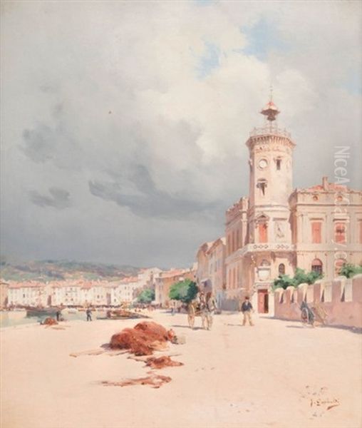 Le Port De La Ciotat Oil Painting by Joseph Garibaldi