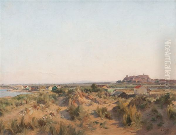 Fos-sur-mer Oil Painting by Joseph Garibaldi