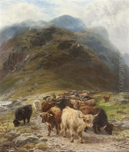 From Ballachulish To Inveroran Argyleshire Oil Painting by Henry Garland