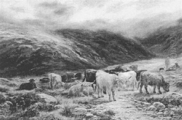 In The Heart Of The Glen Oil Painting by Henry Garland