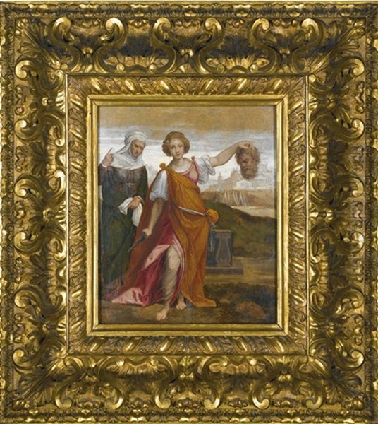 Judith With The Head Of Holofernes Oil Painting by Benvenuto Tisi da Garofalo