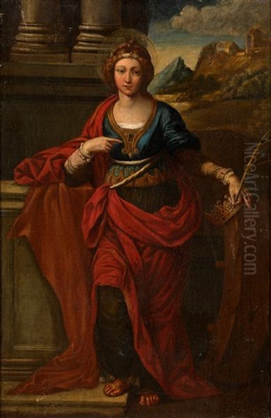 St. Catherine Oil Painting by Benvenuto Tisi da Garofalo