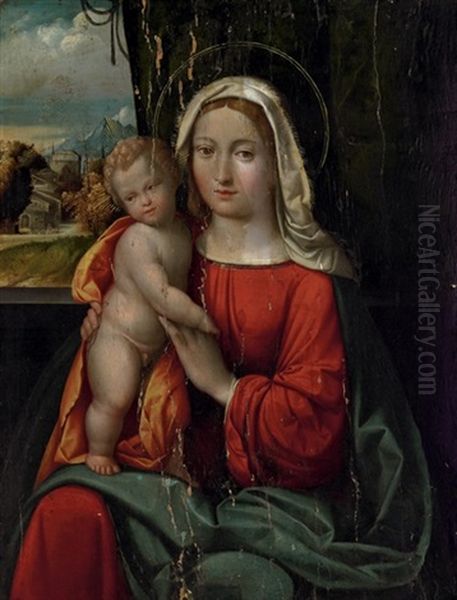 The Madonna And Child Oil Painting by Benvenuto Tisi da Garofalo