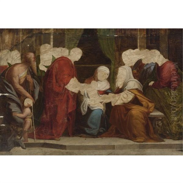 The Circumcision Oil Painting by Benvenuto Tisi da Garofalo