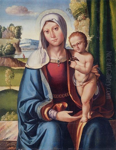 The Madonna And Child Oil Painting by Benvenuto Tisi da Garofalo