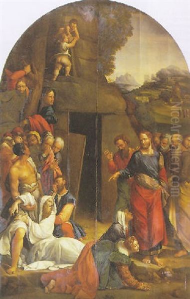 Cristo E L'adultera Oil Painting by Benvenuto Tisi da Garofalo