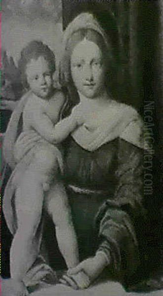 The Madonna And Child Oil Painting by Benvenuto Tisi da Garofalo