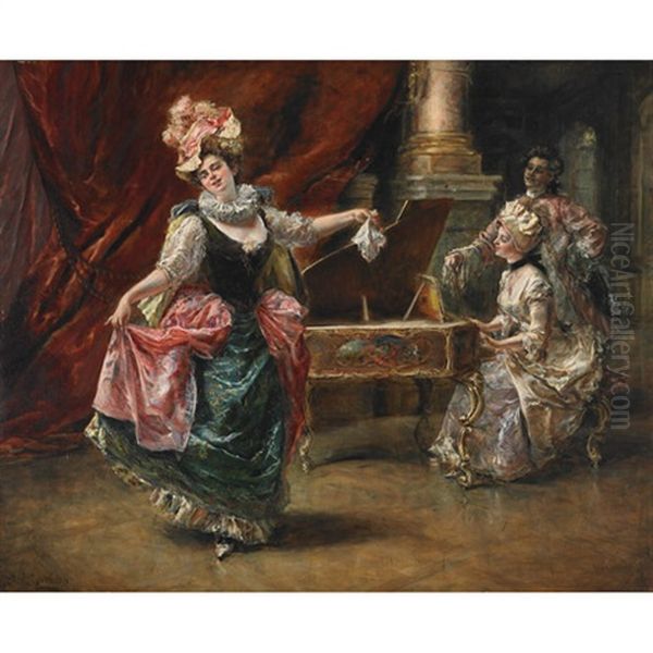 La Parane Oil Painting by Eduardo Leon Garrido