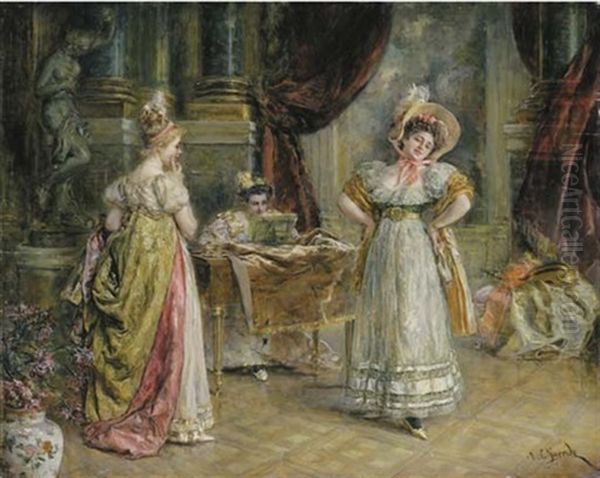 El Concertino Oil Painting by Eduardo Leon Garrido