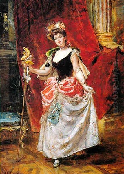 Noche De Fiesta Oil Painting by Eduardo Leon Garrido