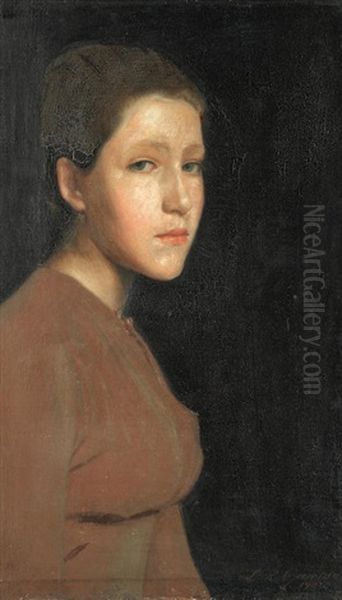 Portrait Of A Young Girl by Leandro Ramon Garrido