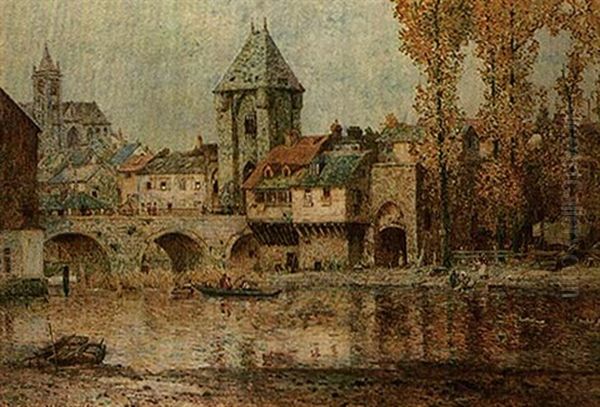 Moret, France Oil Painting by Oswald Garside