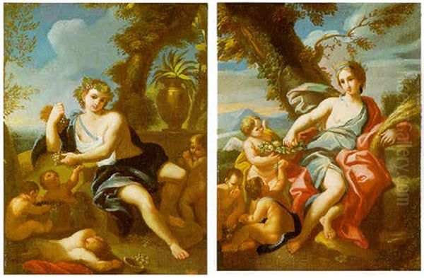 Allegoria Dell'estate Oil Painting by Luigi Garzi