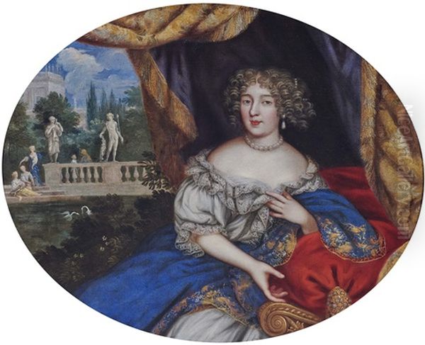 Barbara Palmer, Nee Villiers, Duchess Of Cleveland Oil Painting by Henri Gascars