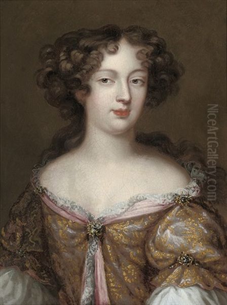 Portrait Of A Lady (sophia Bulkeley, Nee Stewart?) Oil Painting by Henri Gascars