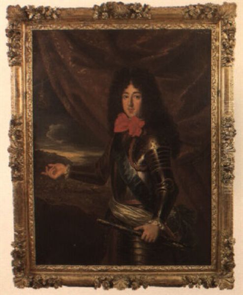 Portrait De Monsieur, Duc D'orleans(?) Oil Painting by Henri Gascars