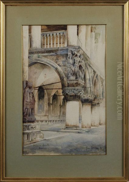 Palazzo Ducale Oil Painting by Axel Axelson