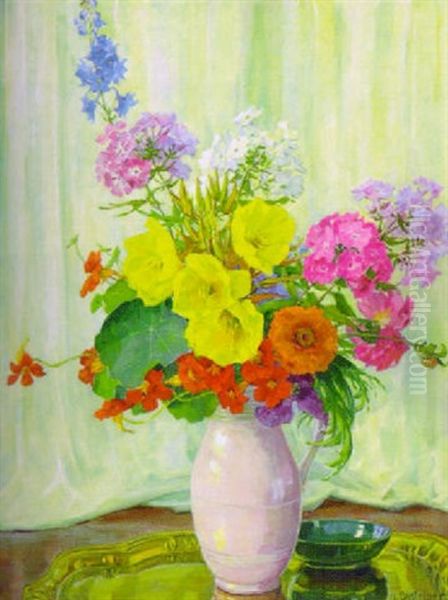 Sommerflor Oil Painting by Anna Gasteiger