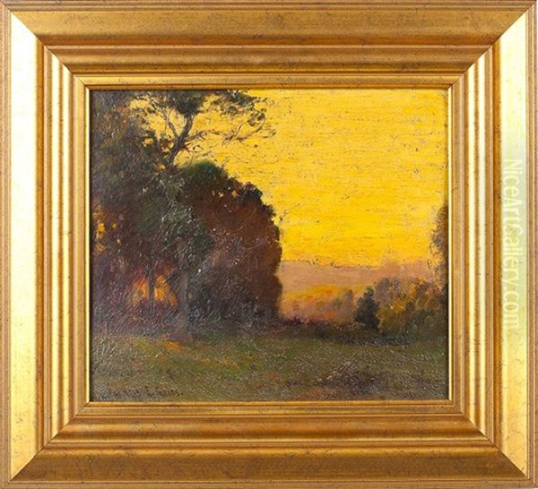 Twilight Oil Painting by Francis E. Gates