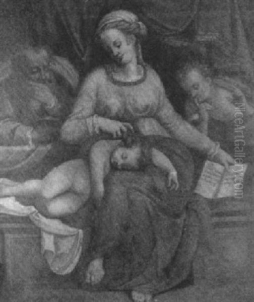 La Sainte Famille by Bernardino Gatti