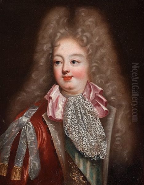 Louis Of France - Grand Dauphin (1661-1711) Oil Painting by Pierre Gaubert