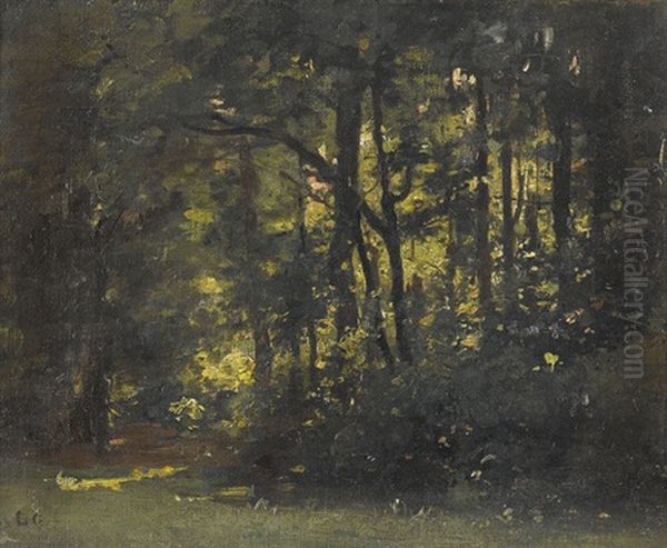 Waldlichtung Oil Painting by Leon Gaud