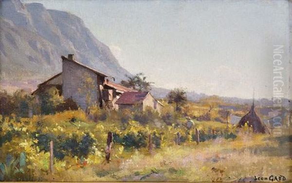 Au Pied Du Saleve by Leon Gaud