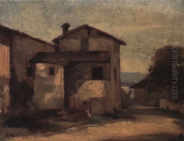 Maison De Village Oil Painting by Leon Gaud