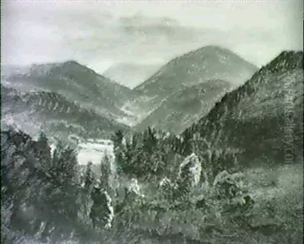 Blick Auf Die Rax Und Umgebung Oil Painting by Friedrich Gauermann