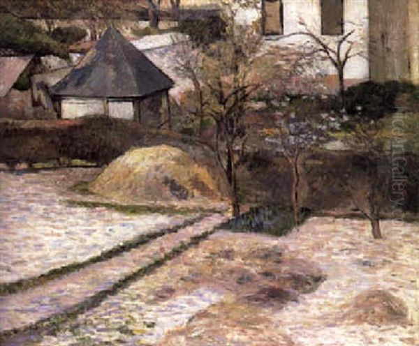 Paysage A Rouen Oil Painting by Paul Gauguin