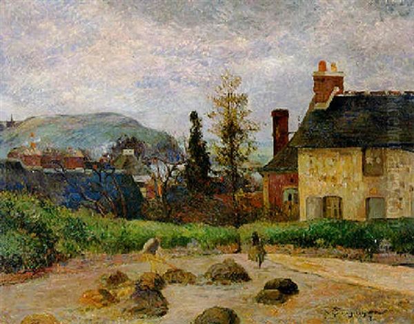 La Rentree Du Foin Oil Painting by Paul Gauguin