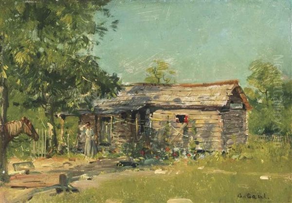 Cabin Near Memphis Oil Painting by Gilbert Gaul