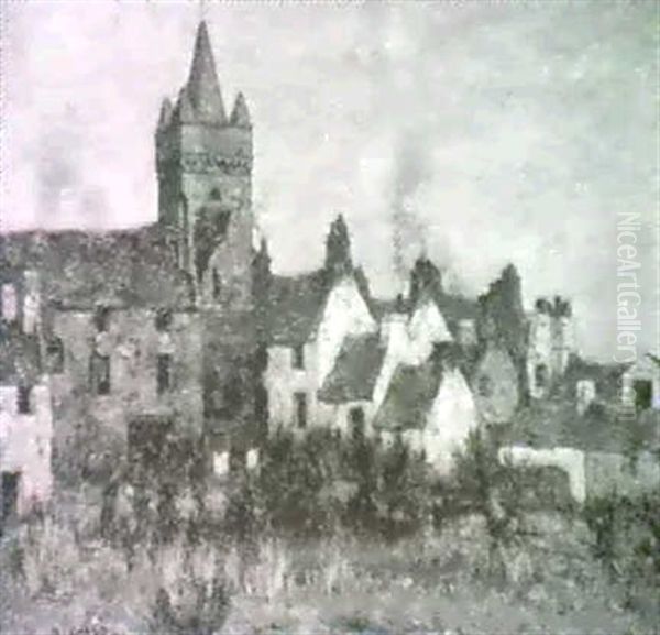 Tolbooth, Kirkcudbright Oil Painting by David Gauld