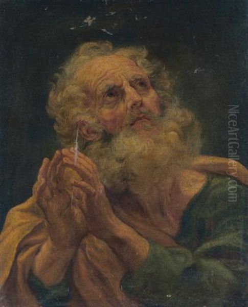 An Apostle Oil Painting by Giovanni Battista Gaulli